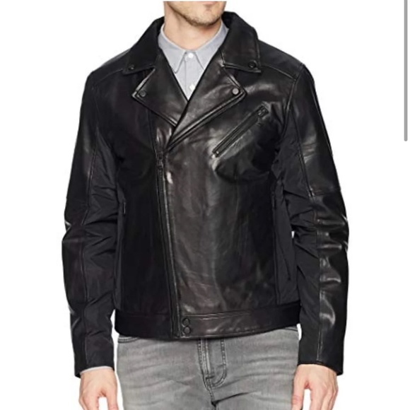 Campaign Black Leather Jacket - Large - Picture 2 of 4